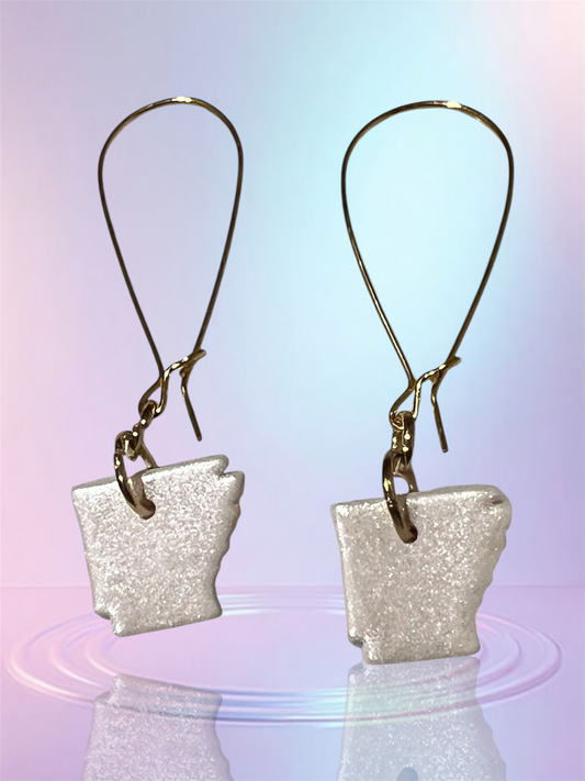 Arkansas Pearly Shimmer Dangles