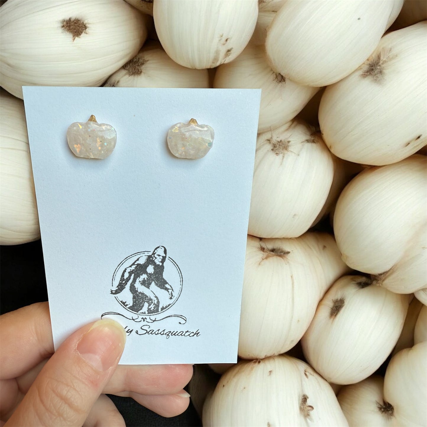 Small Pumpkin Studs