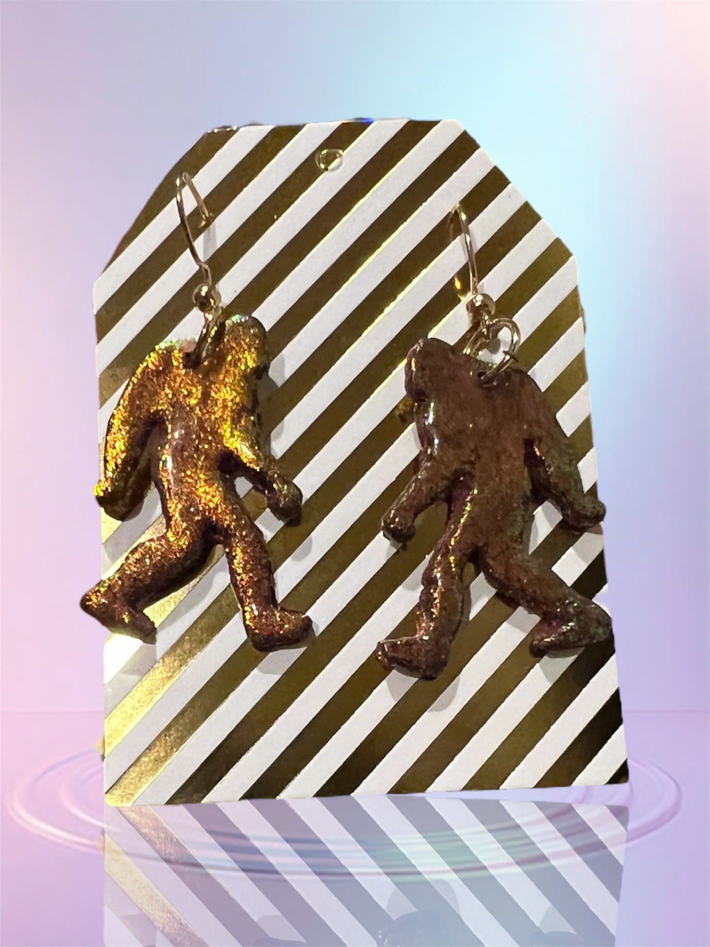 Sparkly Sassquatch Dangles