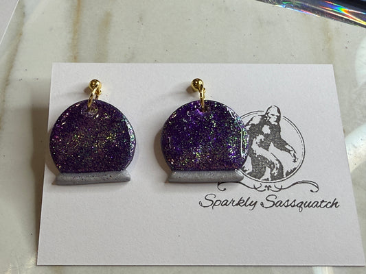 Purple Sparkle Crystal Ball