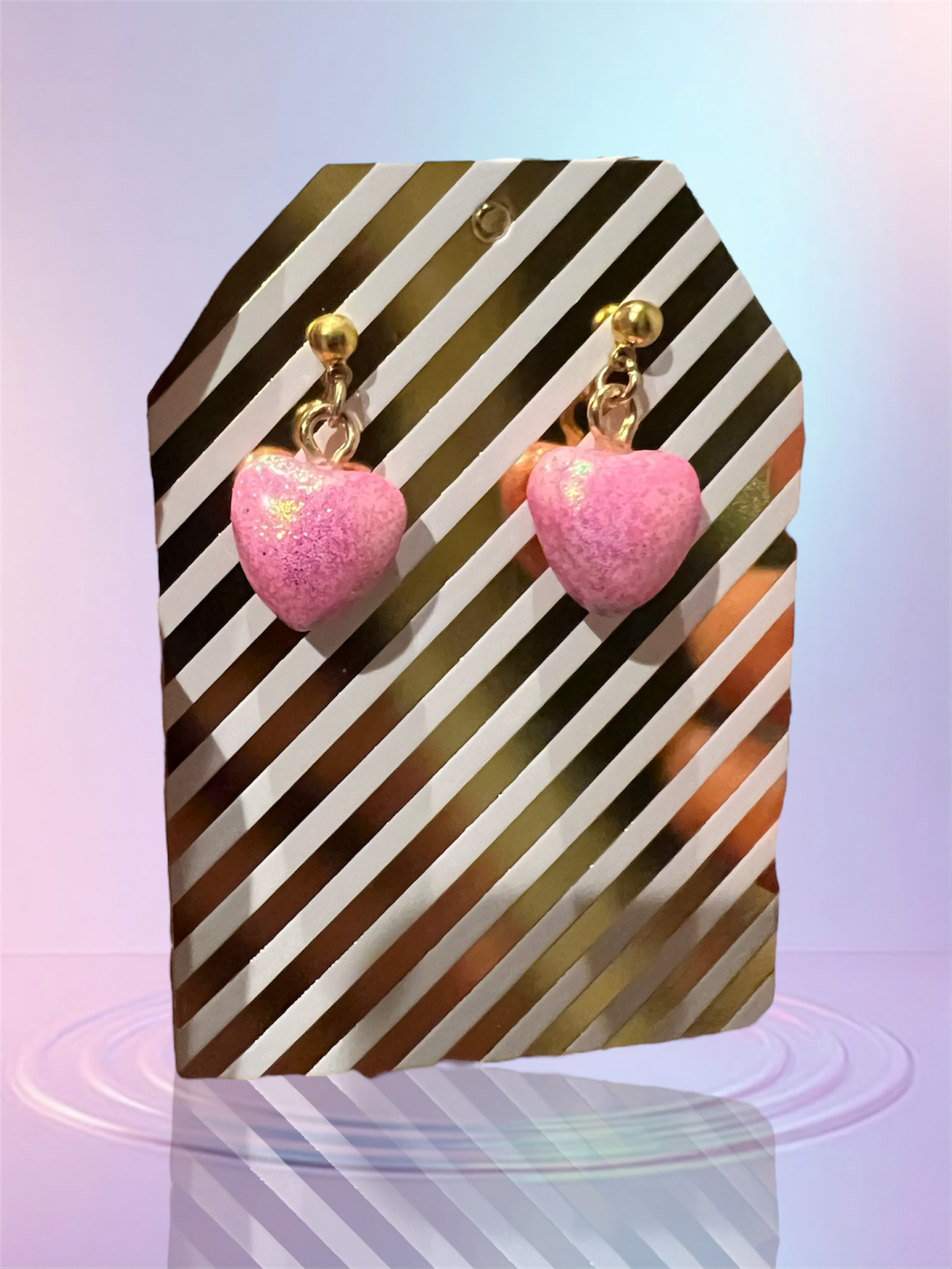 Puffy Heart Dangles