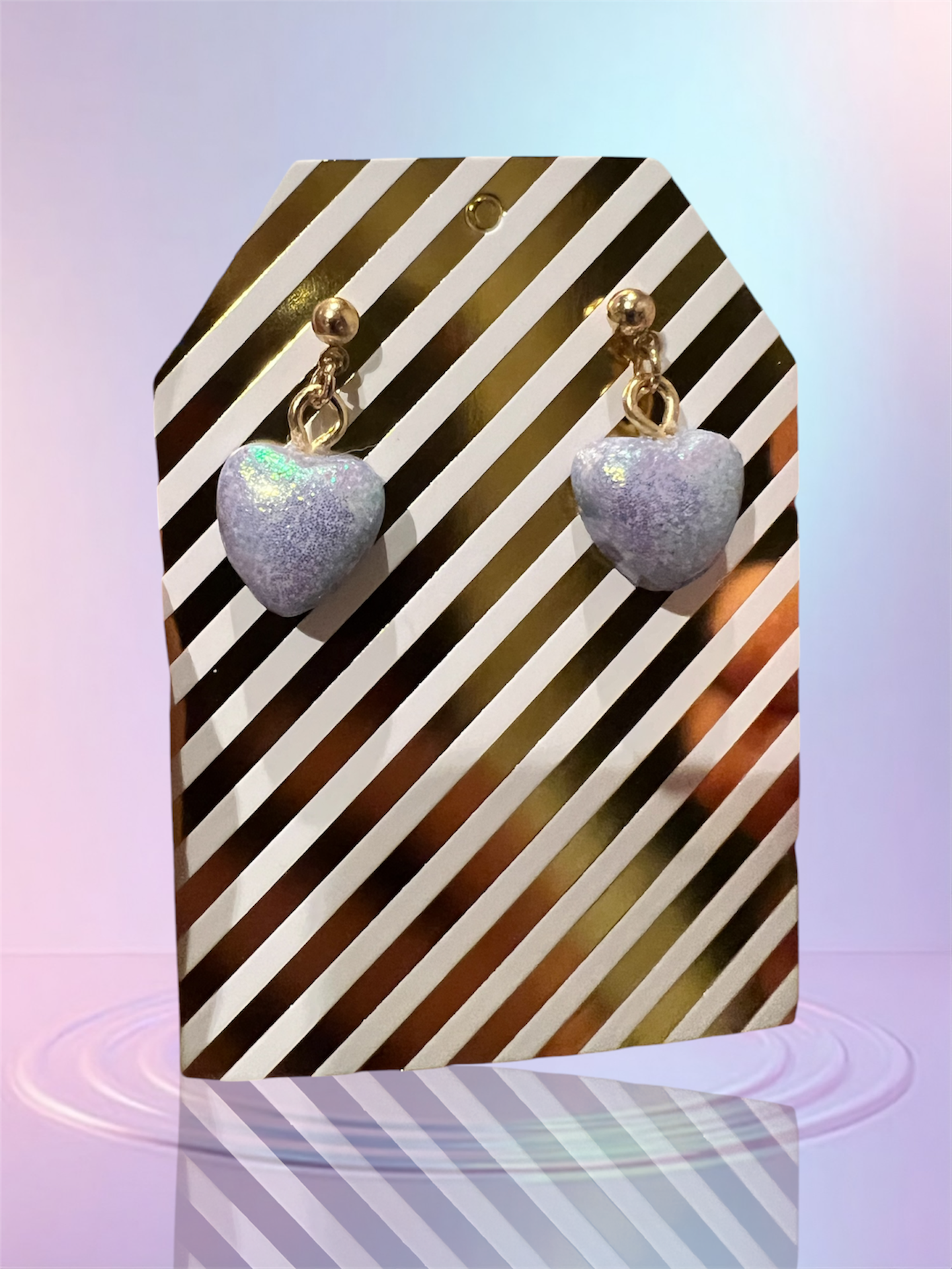 Puffy Heart Dangles