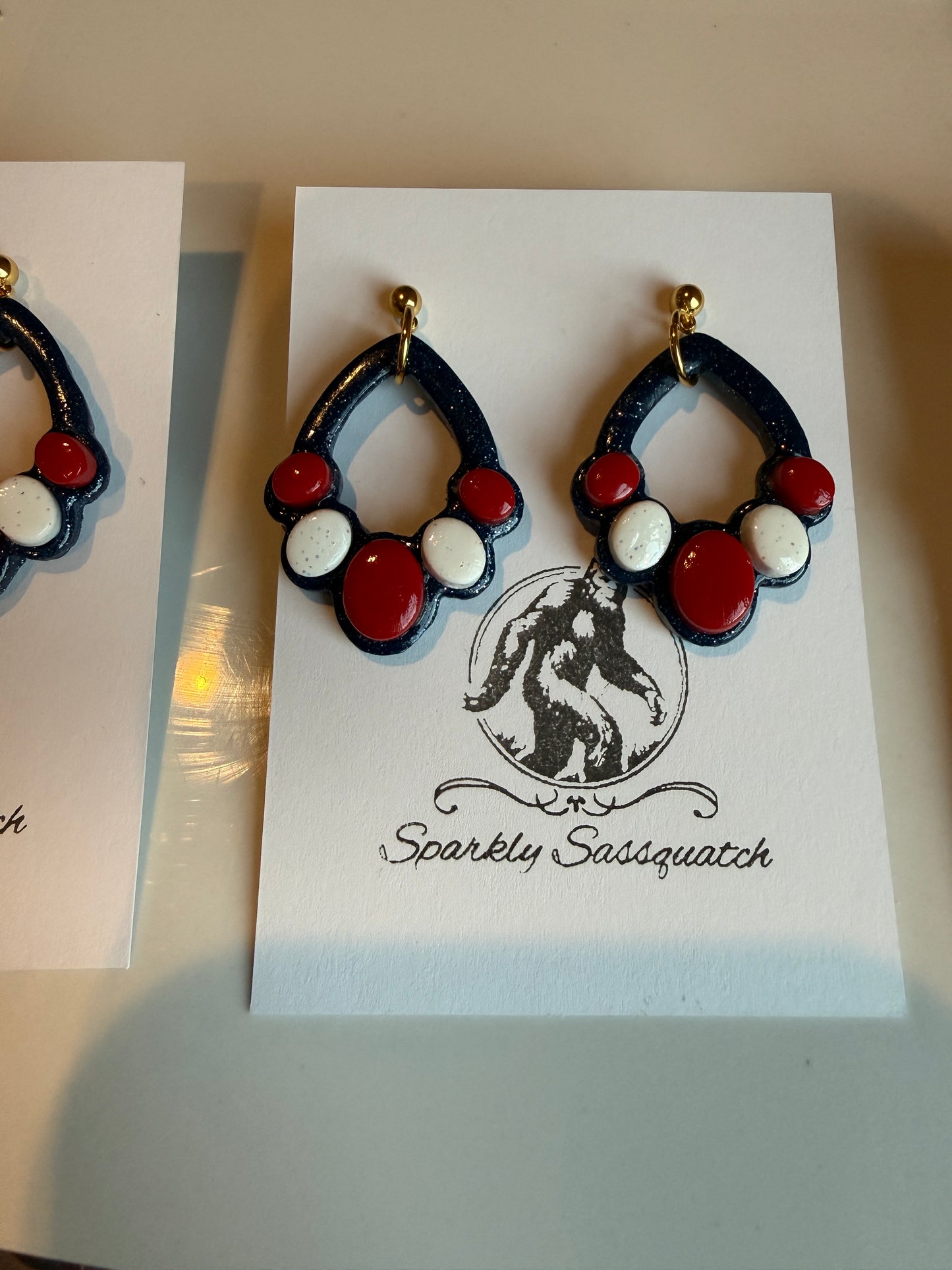 Patriotic Dangle Earrings