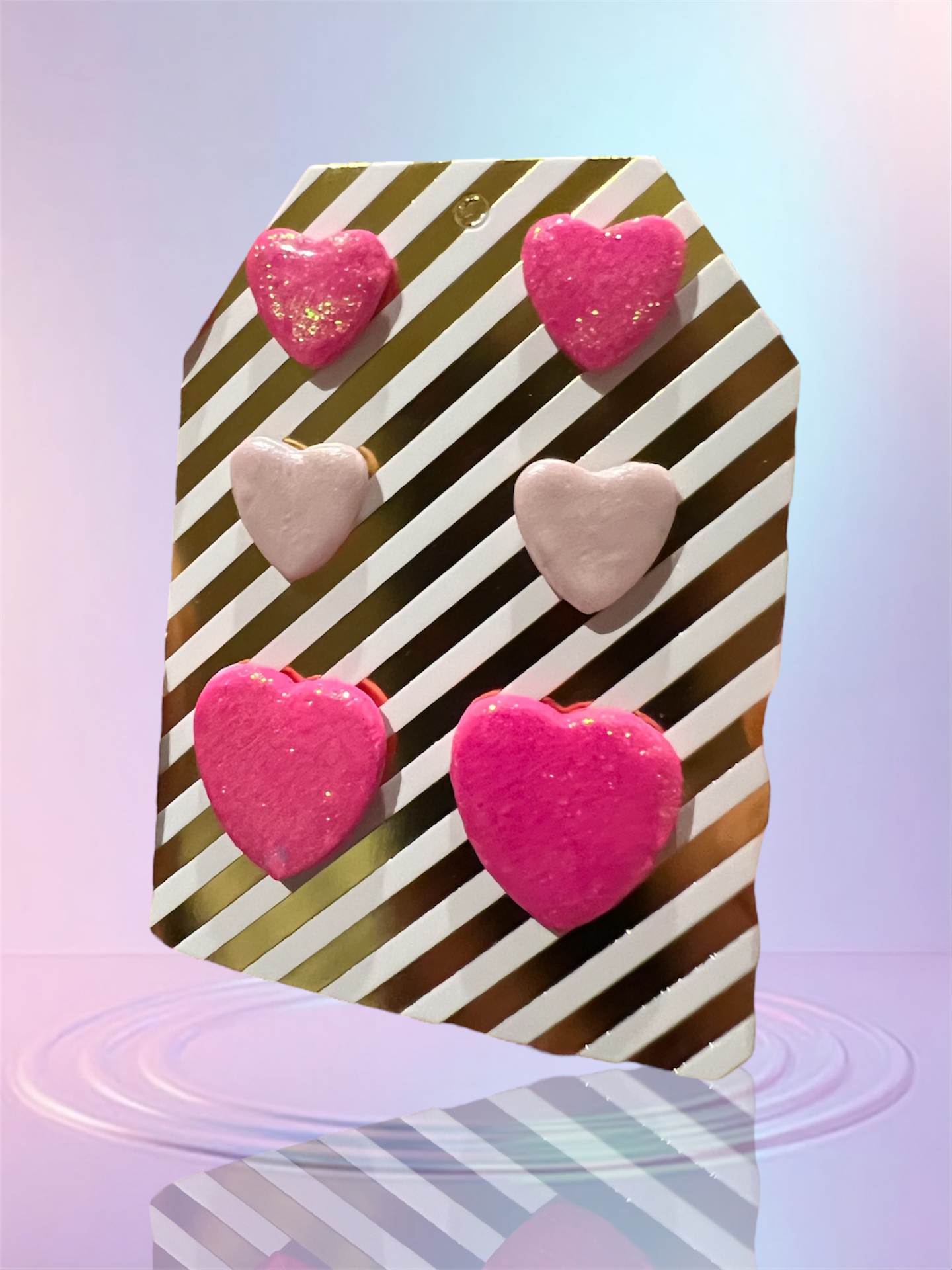 Three Hearts stud set