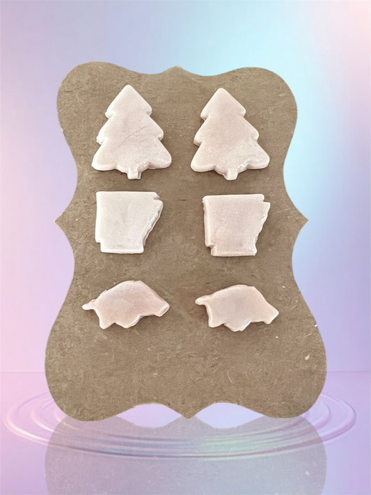 Cashmere Christmas Stud set