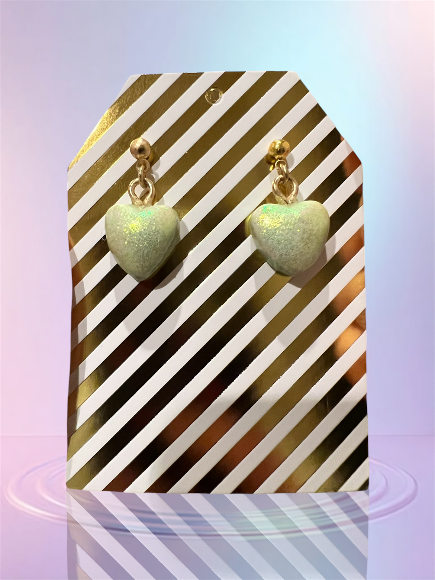 Puffy Heart Dangles