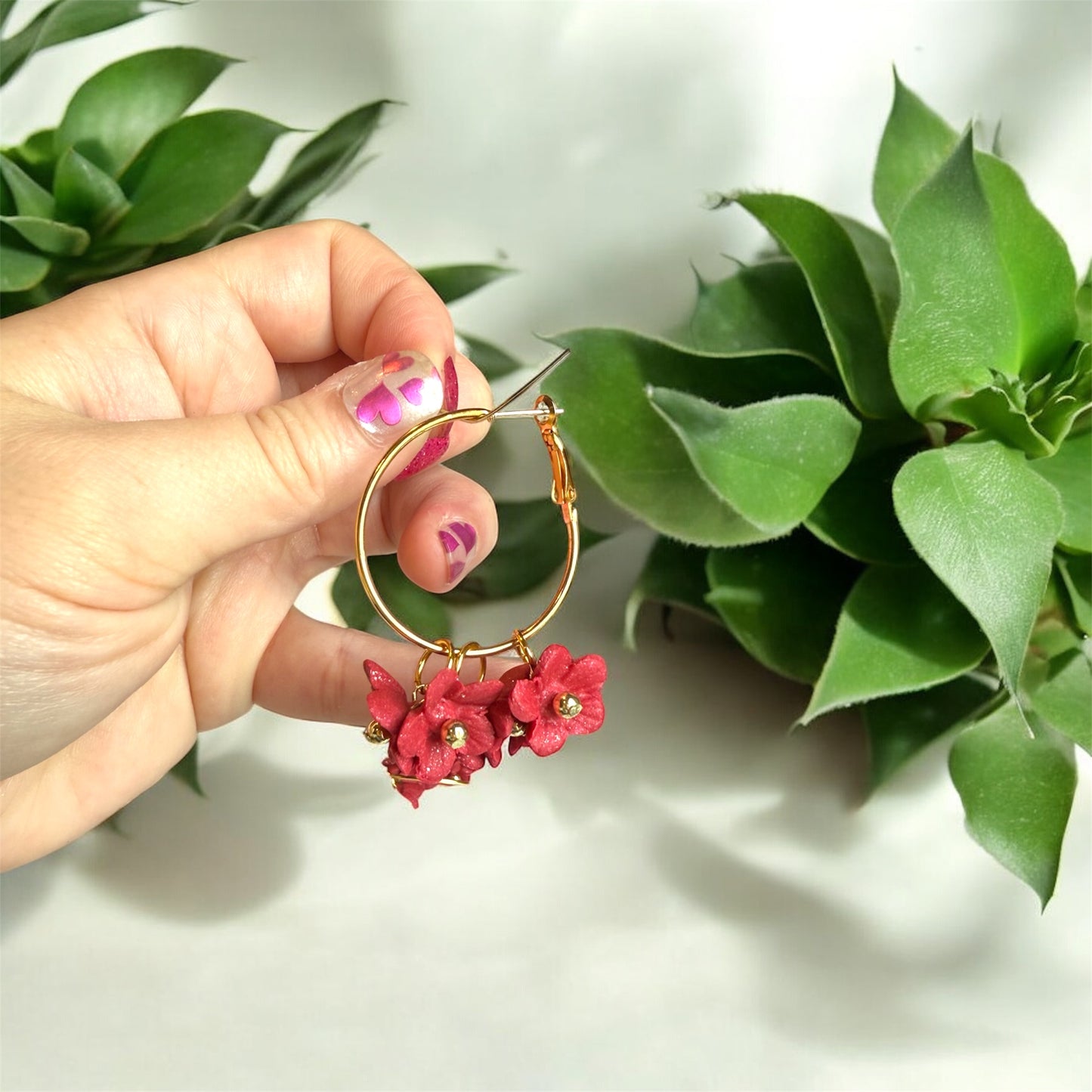 Golden Poppy Hoops (3 bundles)