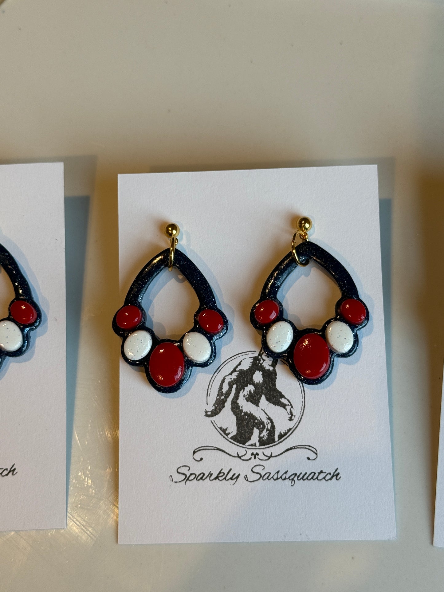 Patriotic Dangle Earrings