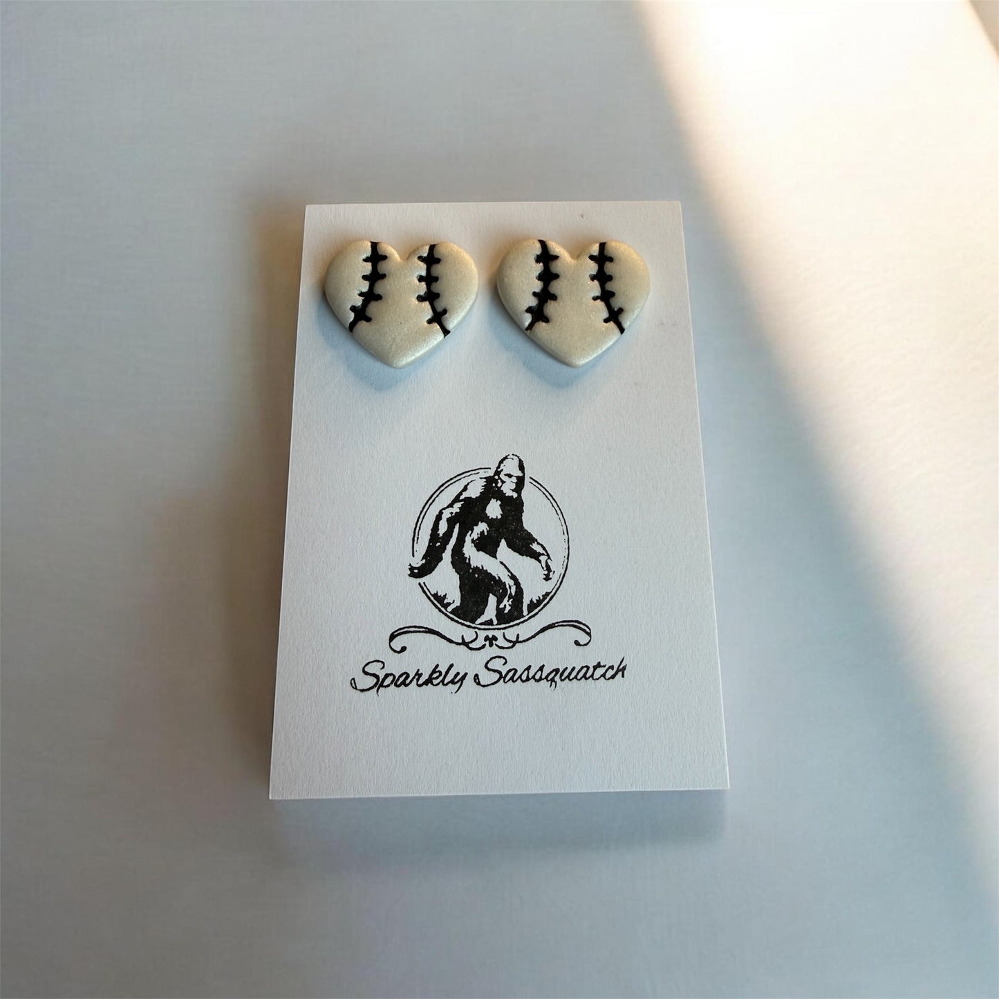 Sporty Heart Studs