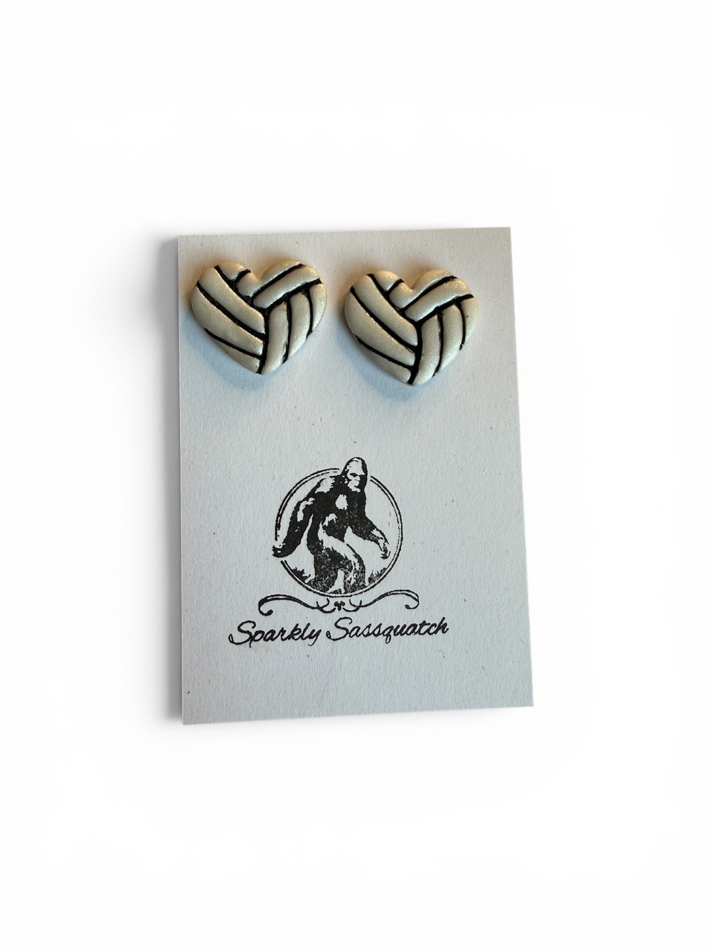 Sporty Heart Studs