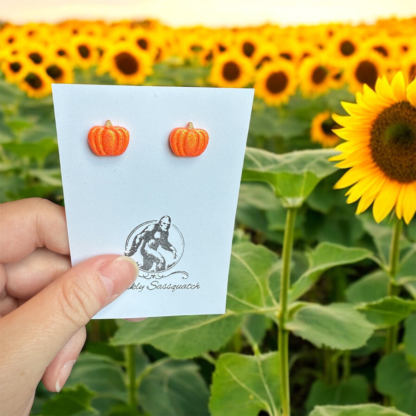 Small Pumpkin Studs