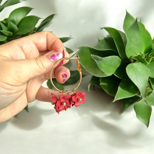 Golden Poppy Hoops (2 bundles)