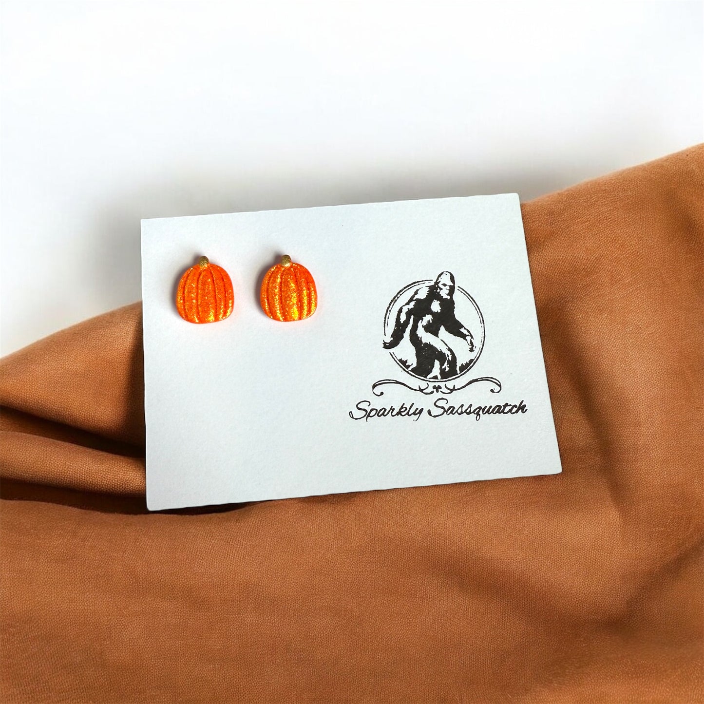 Pretty Pumpkin Studs