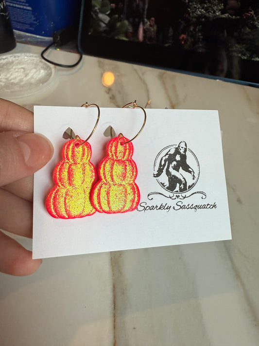 Pink Sparkle Pumpkins