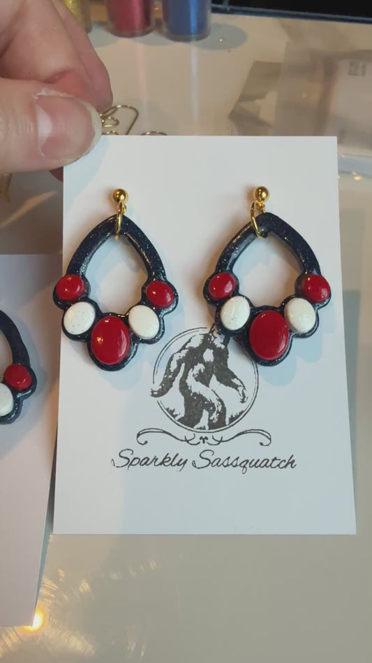 Patriotic Dangle Earrings